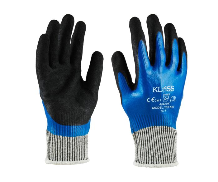 oil glove, cut resistant